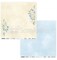 ScrapAndMe “Celebrations Blue 2” 12x12 Scrapbook Paper Pack | 6 Double-Sided Sheets | Elegant Blue Floral Designs
